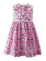 PINK BOTANICAL BUTTON FRONT DRESS & BLOOMERS