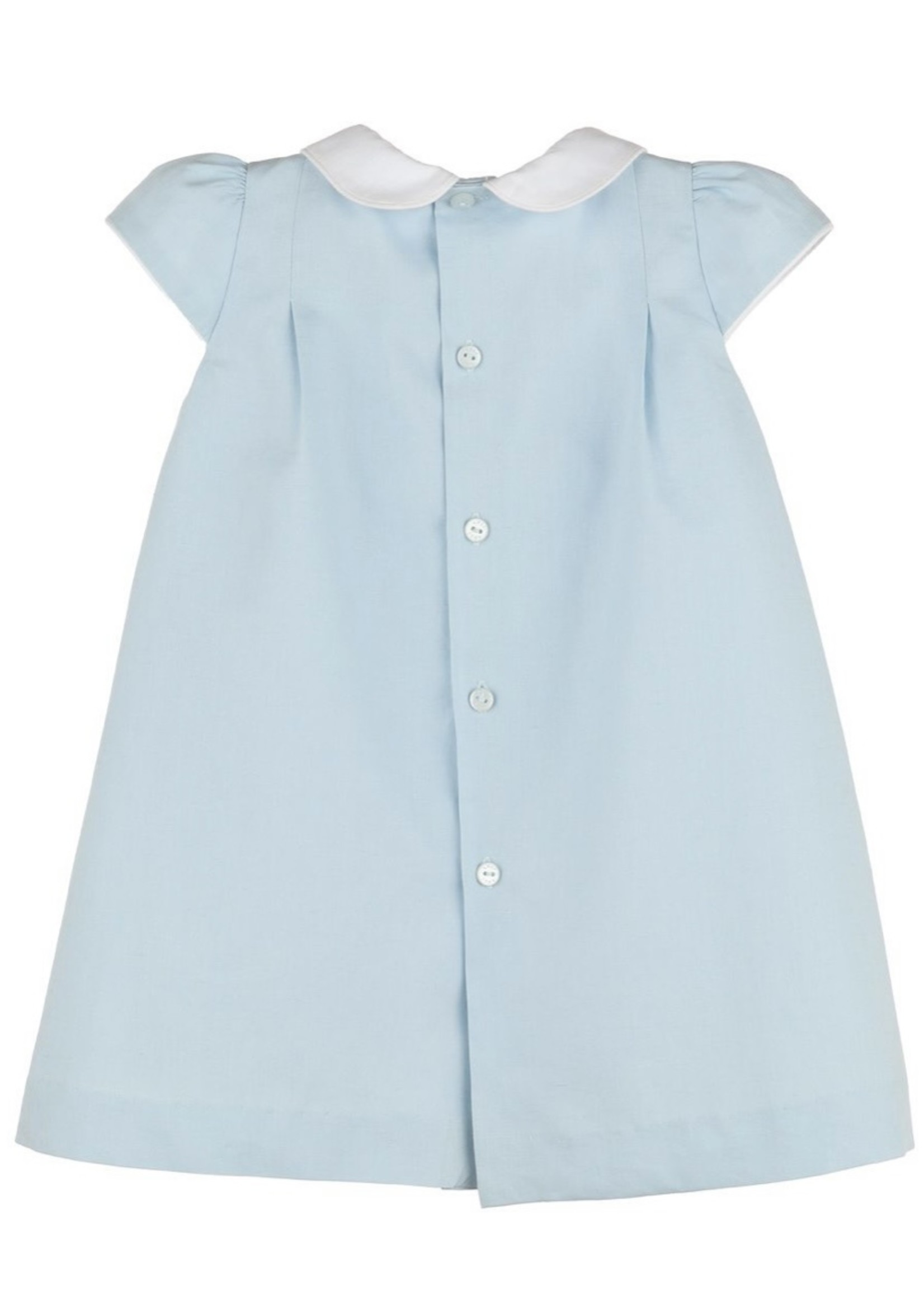 BLUE LOVERS LINEN BABY DRESS