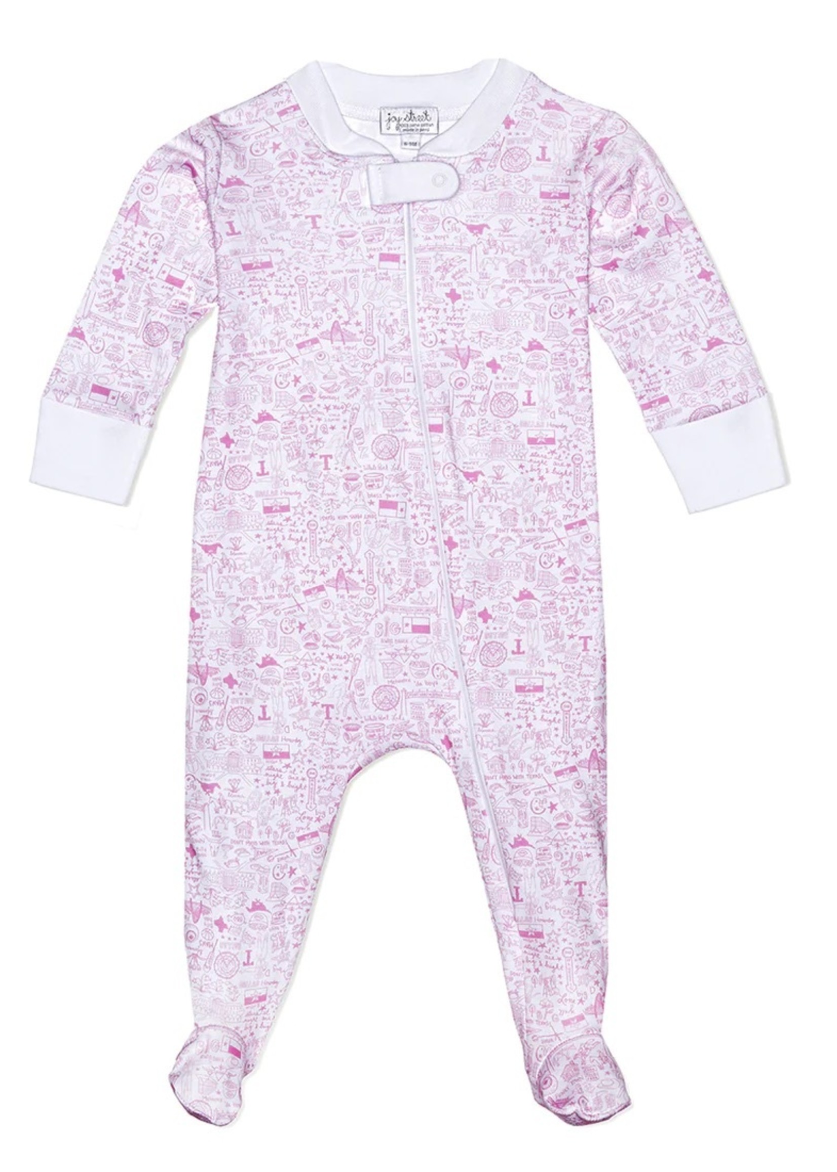 DALLAS ZIP ONSIE (BLUE OR PINK)