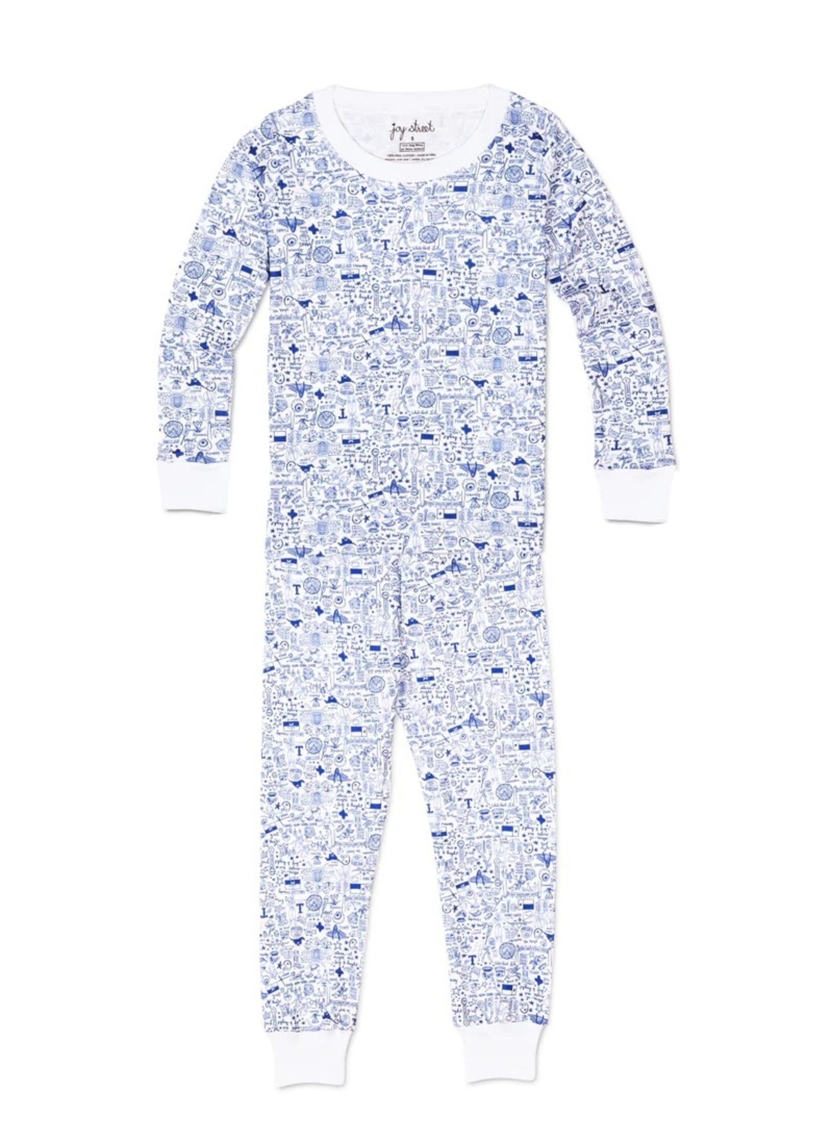 DALLAS 2 PIECE PJ (BLUE OR PINK)