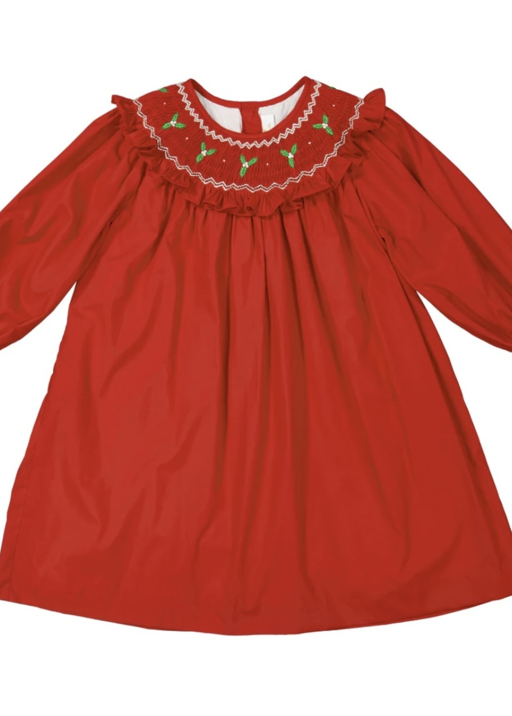 MARY JANE RED BISHOP DRESS
