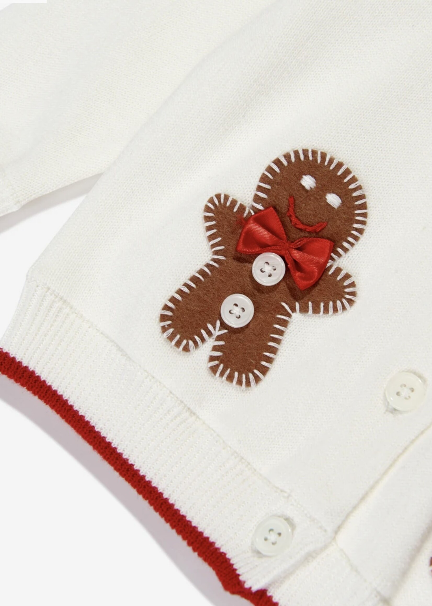 IVORY GINGERBREAD CARDIGAN