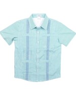 NAVY JADE GUAYABERA SHIRT