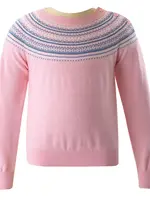 PINK FAIRISLE SWEATER