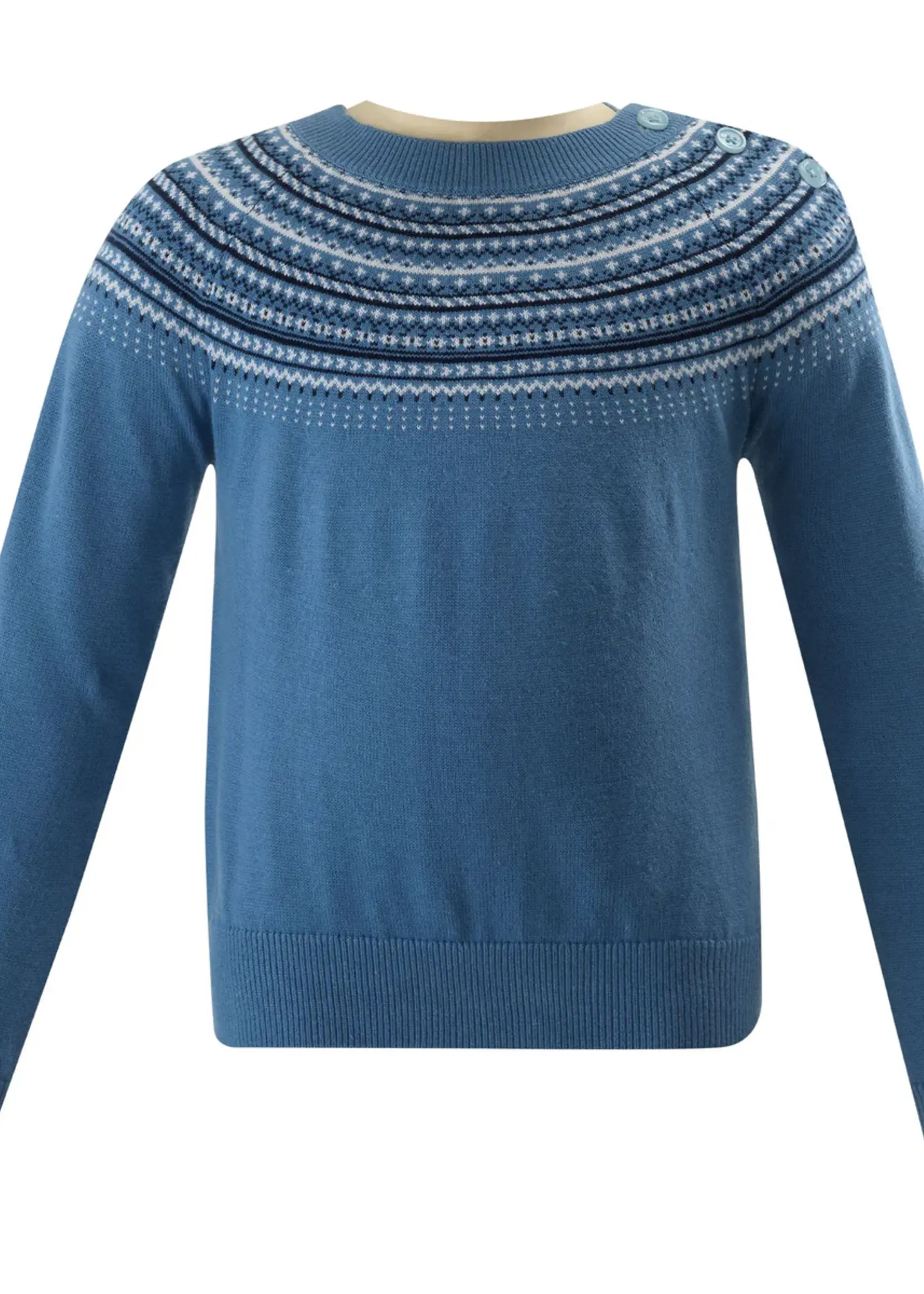 BLUE FAIRISLE SWEATER