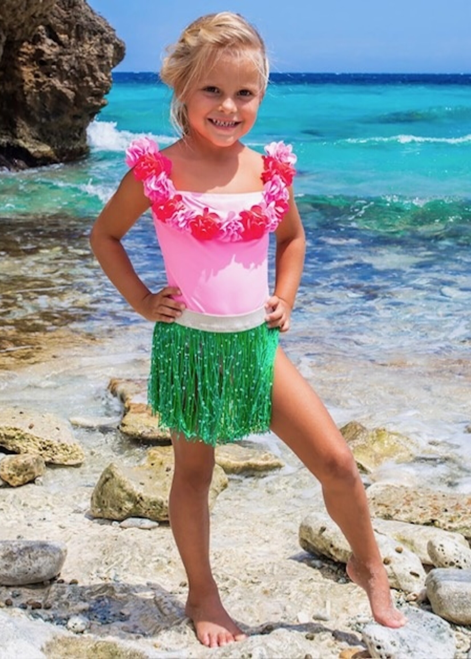 LIGHT PINK HULA LEI 1 PC