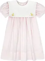 BLESSING PINK BATISTE DUCK EMB DRESS