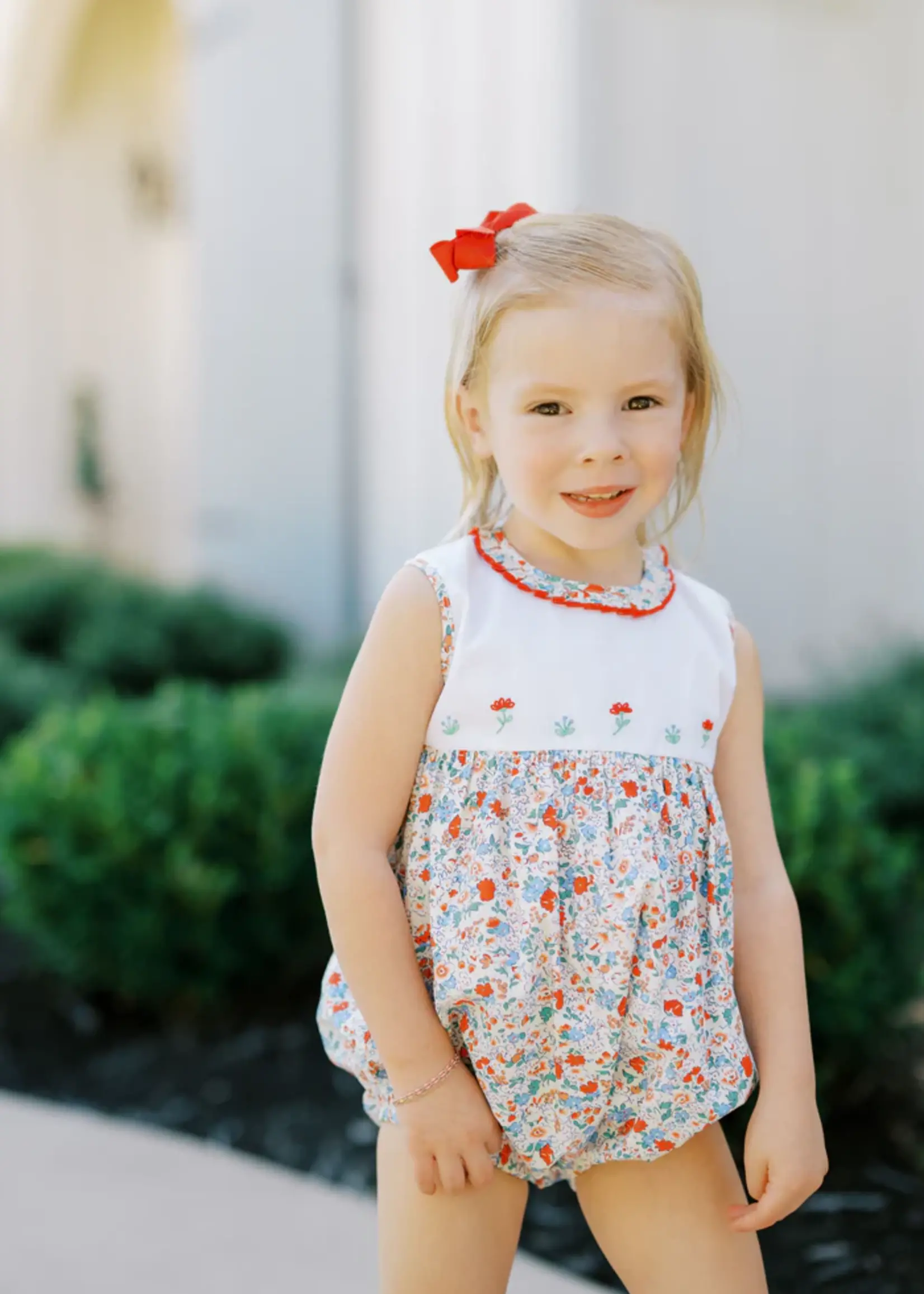 ROSIE RED FLORAL BUBBLE