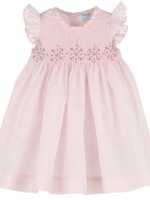 PINK CLASSICAL DIAMOND SMOCK DRESS