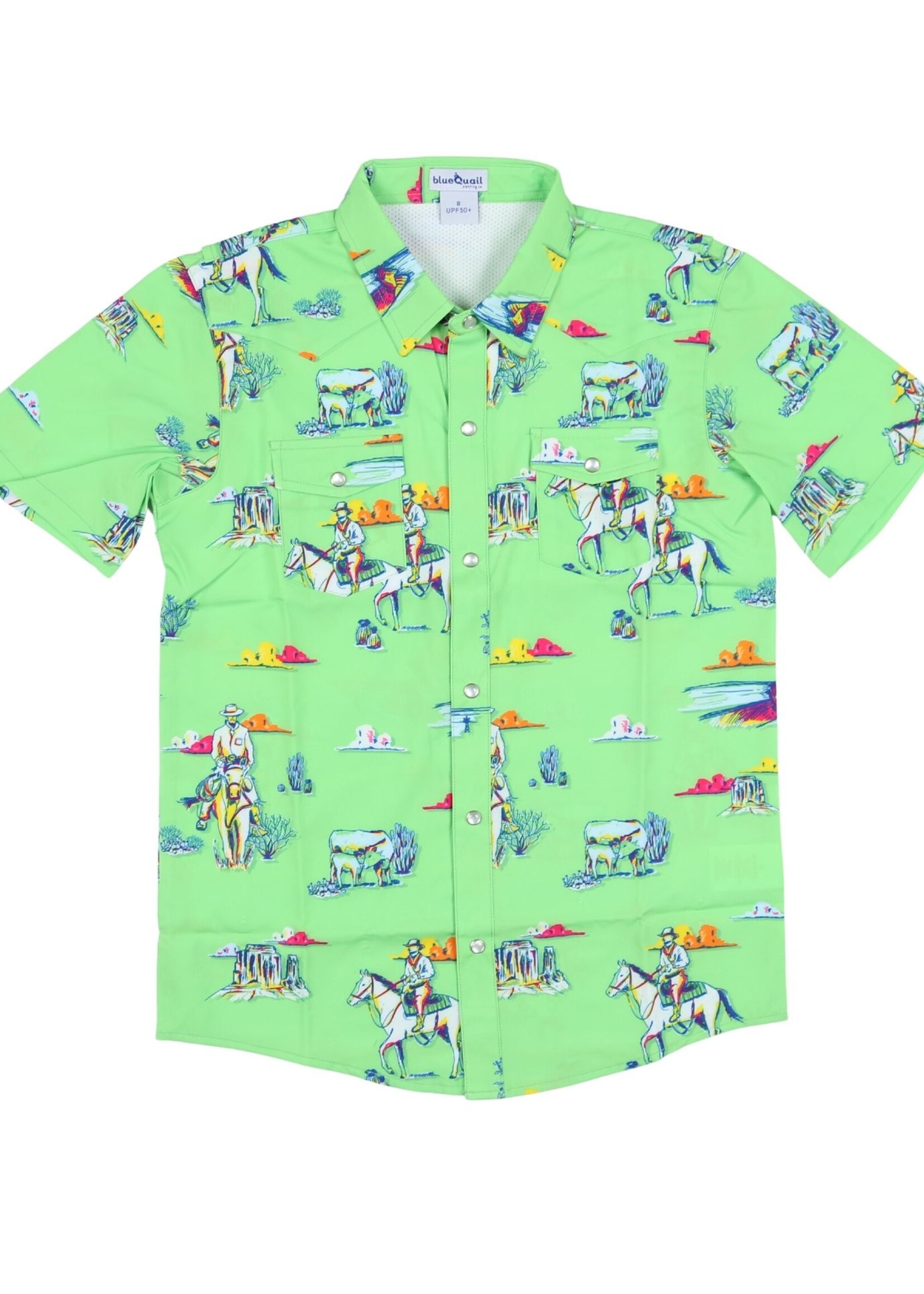 CATTLE DRIVE PEARL SNAP SS SHIRT