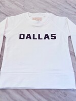 WORTH WHITE DALLAS SWEATSHIRT