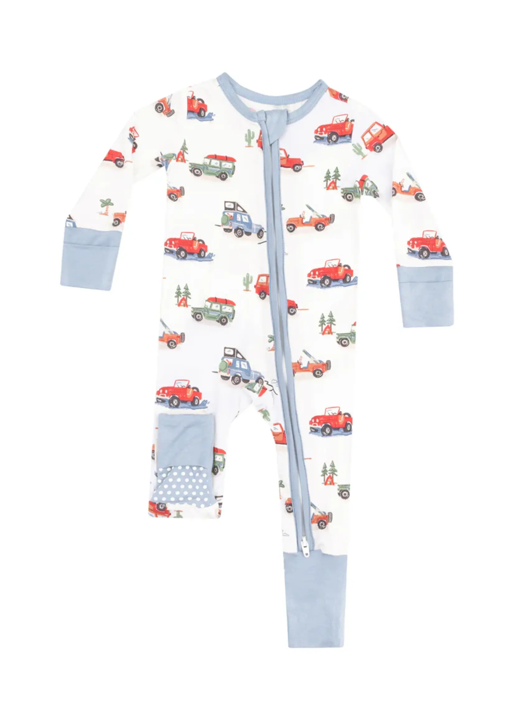 OFF ROAD ADVENTURE 2WAY ZIPPER ROMPER