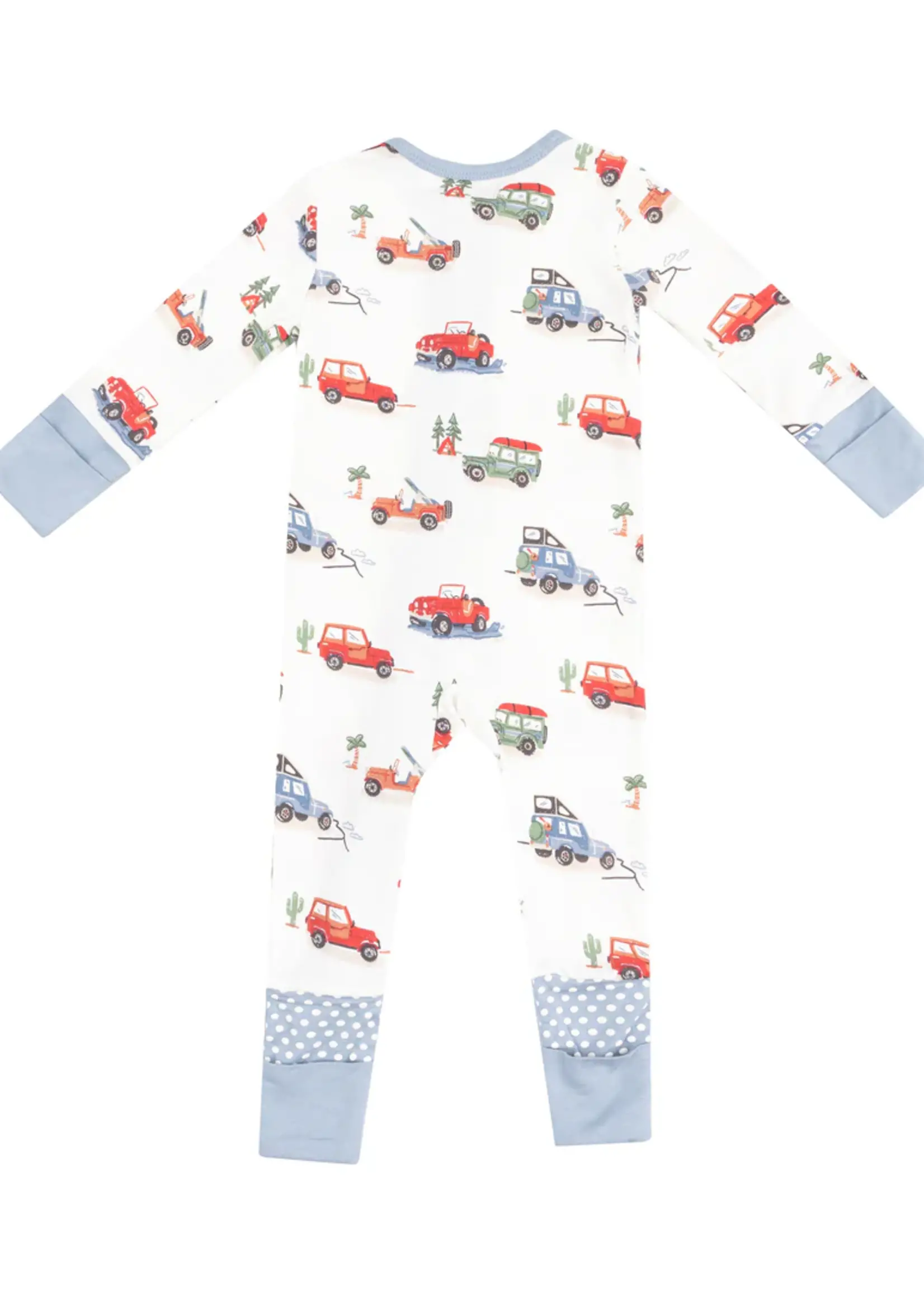 OFF ROAD ADVENTURE 2WAY ZIPPER ROMPER