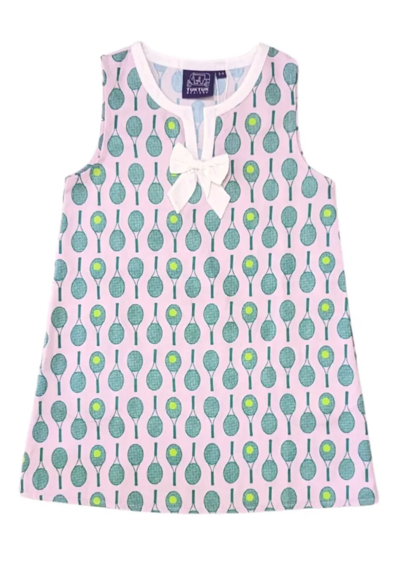 PINK TENNIS SHIFT DRESS