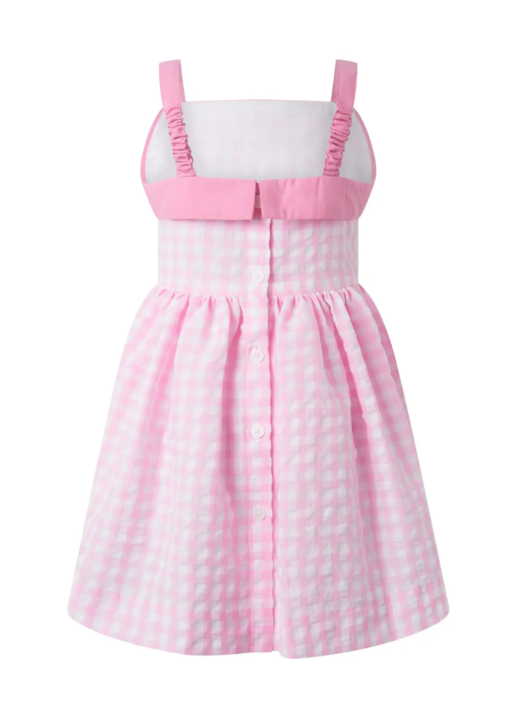 PINK CHECK SUNDRESS