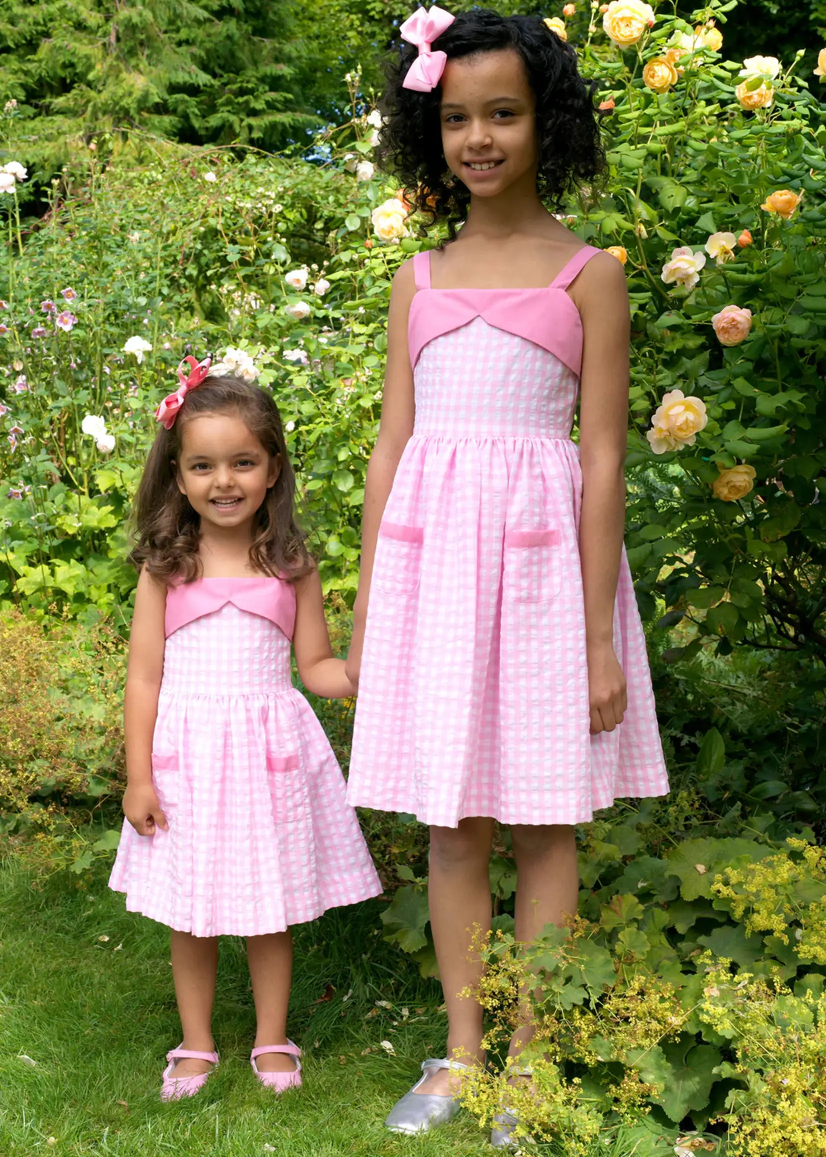 PINK CHECK SUNDRESS