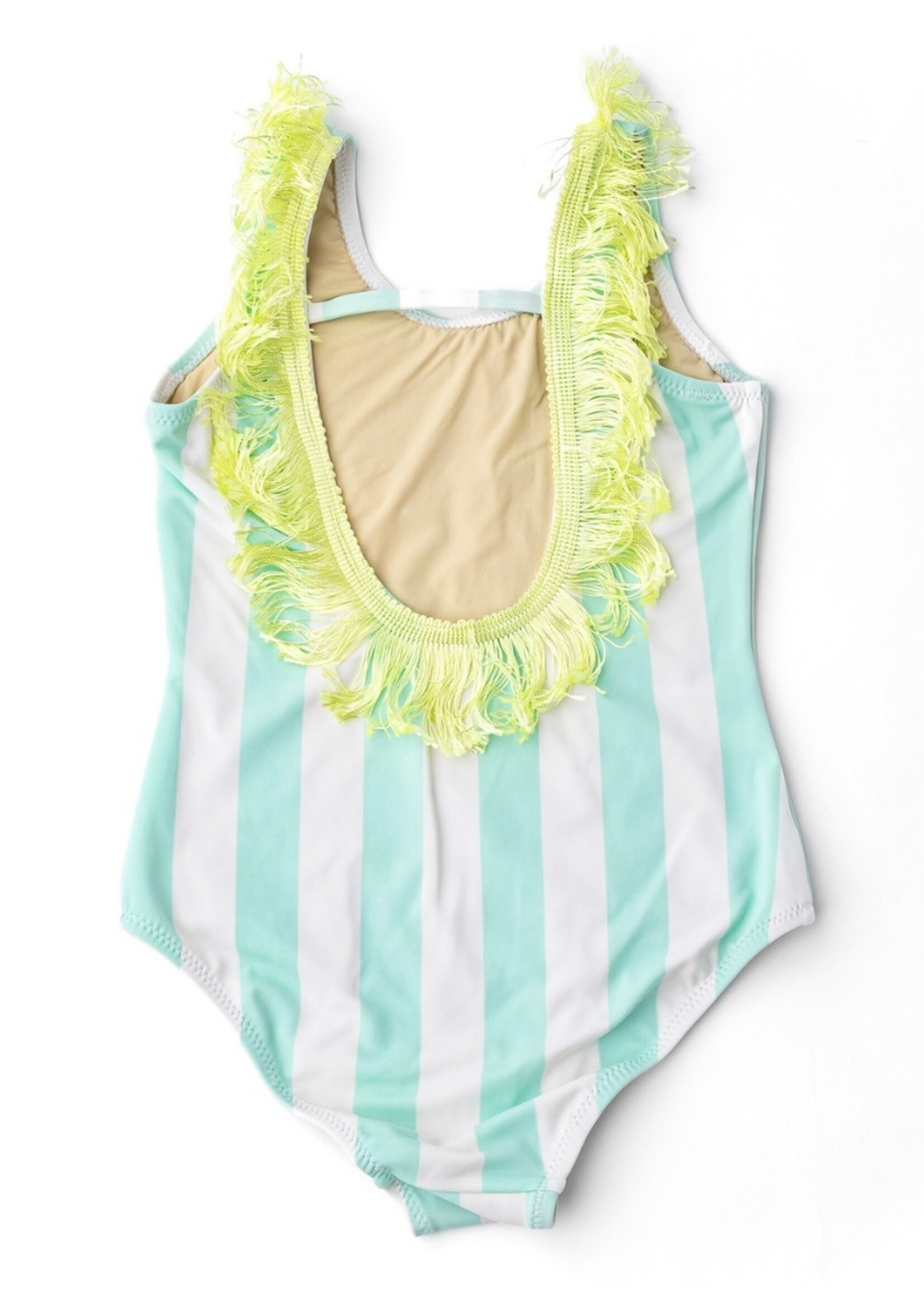 PALM STRIPE 1PC SEQUENCE FRINGE