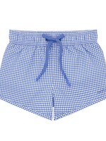 BLUE MICRO GINGHAM BOARDIE