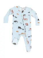 COW FAMILIES 2 WAY ZIPPER FOOTIE