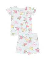 CUTE HUMMINGBIRDS LOUNGEWEAR SHORT SET