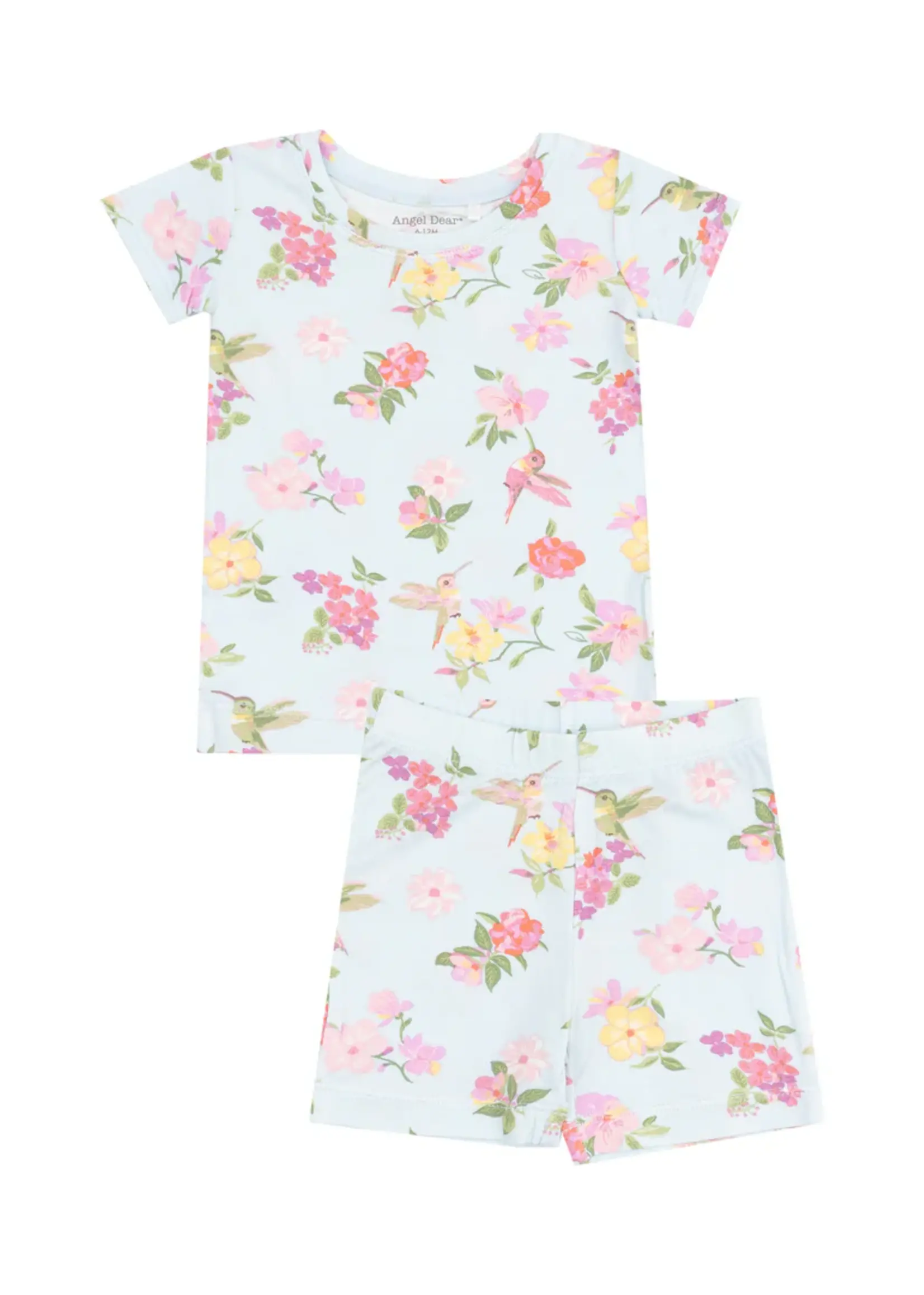 CUTE HUMMINGBIRDS LOUNGEWEAR SHORT SET