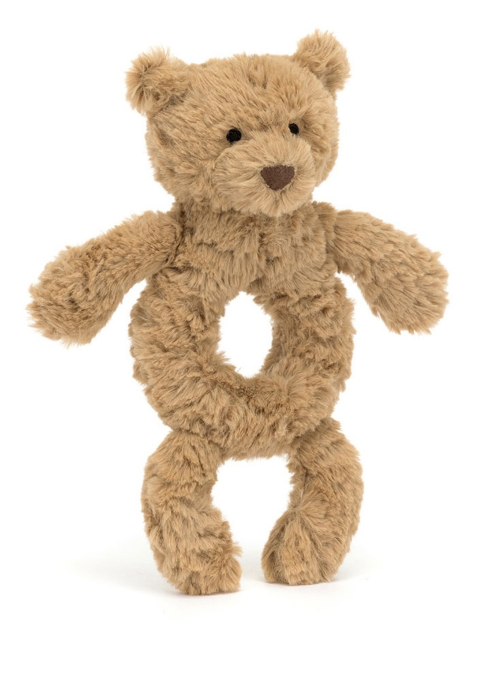 Jellycat BARTHOLOMEW BEAR RING RATTLE