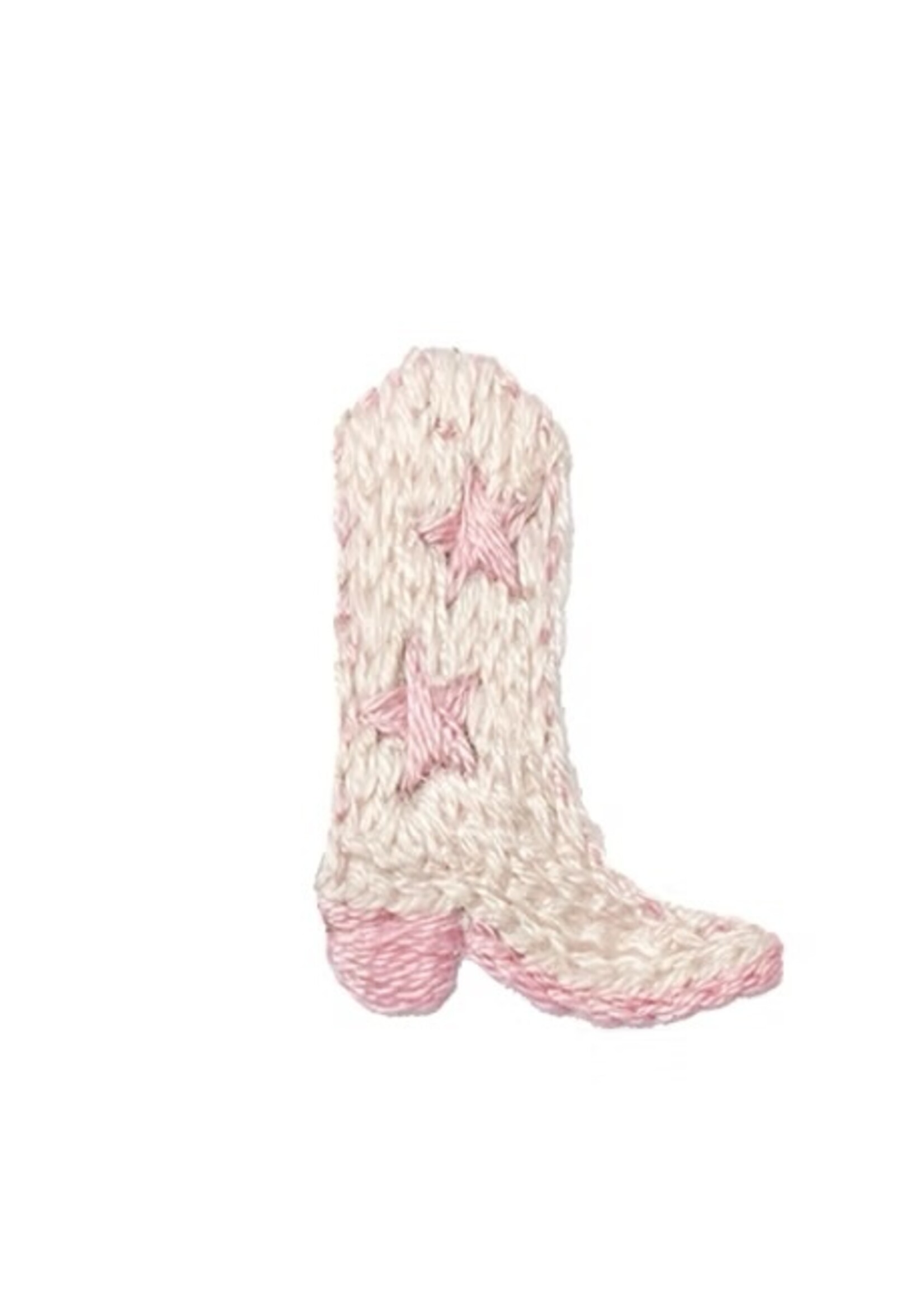 PINK COWBOY BOOT PIMA BUBBLE