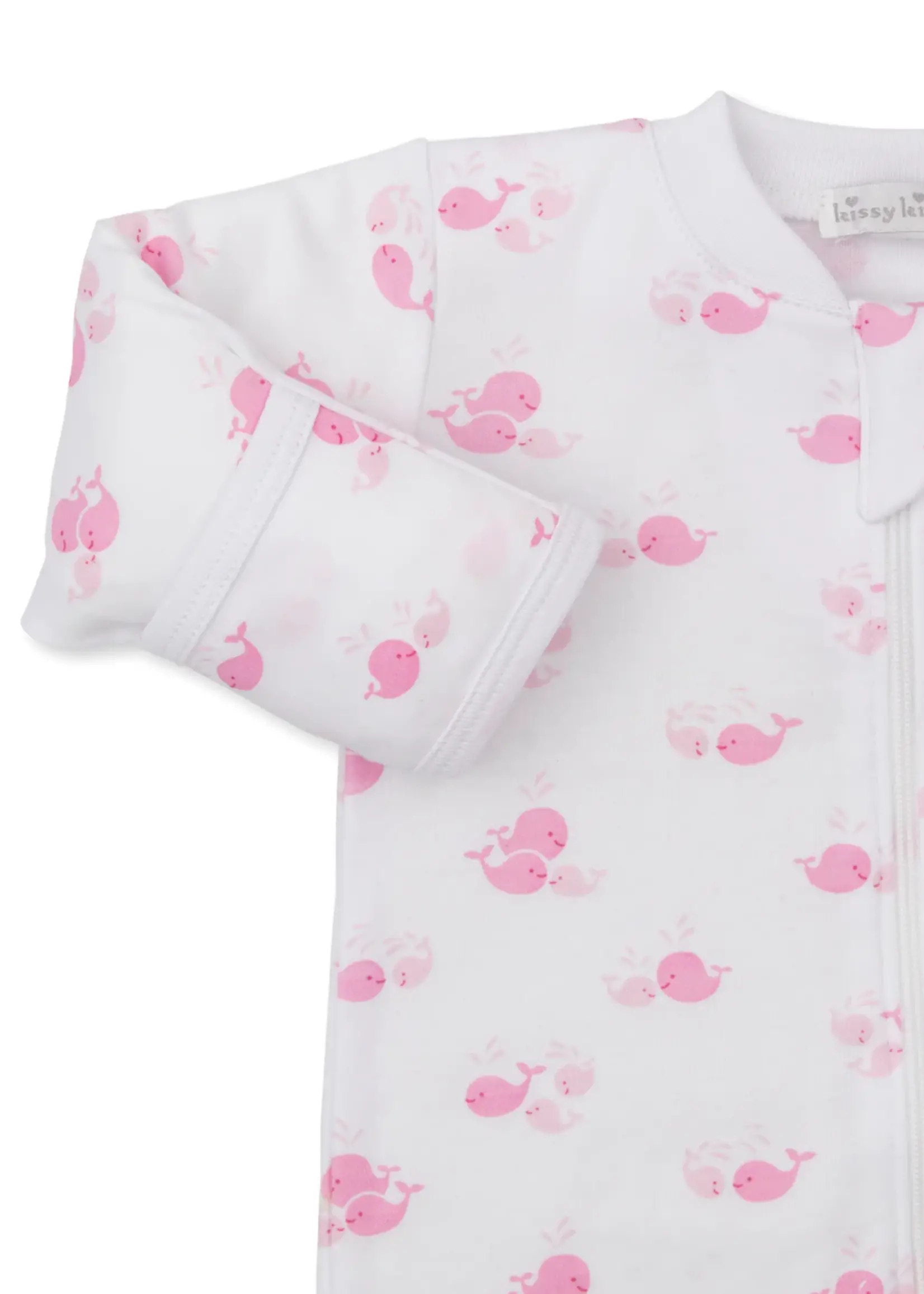 PINK WHALE WONDER FOOTIE