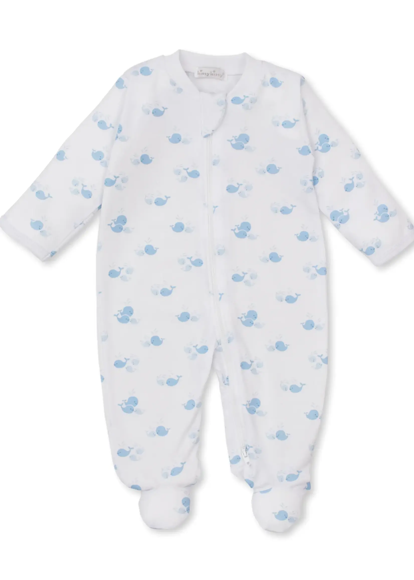 LT BLUE WHALE WONDER FOOTIE