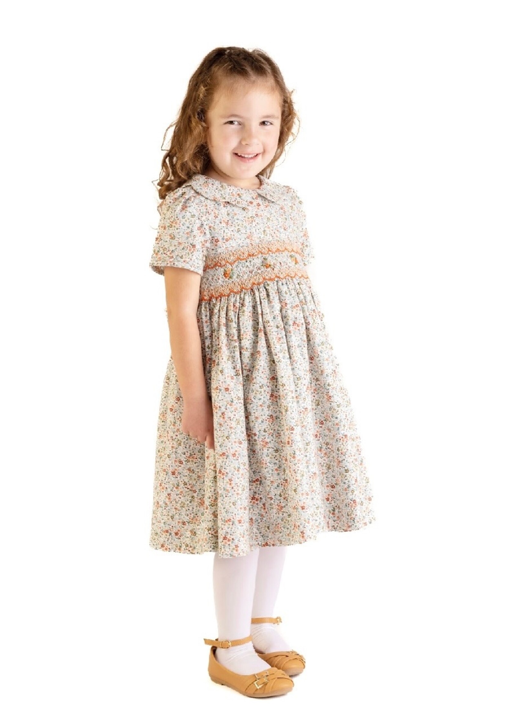 GREEN AUTUMN GLOW DRESS