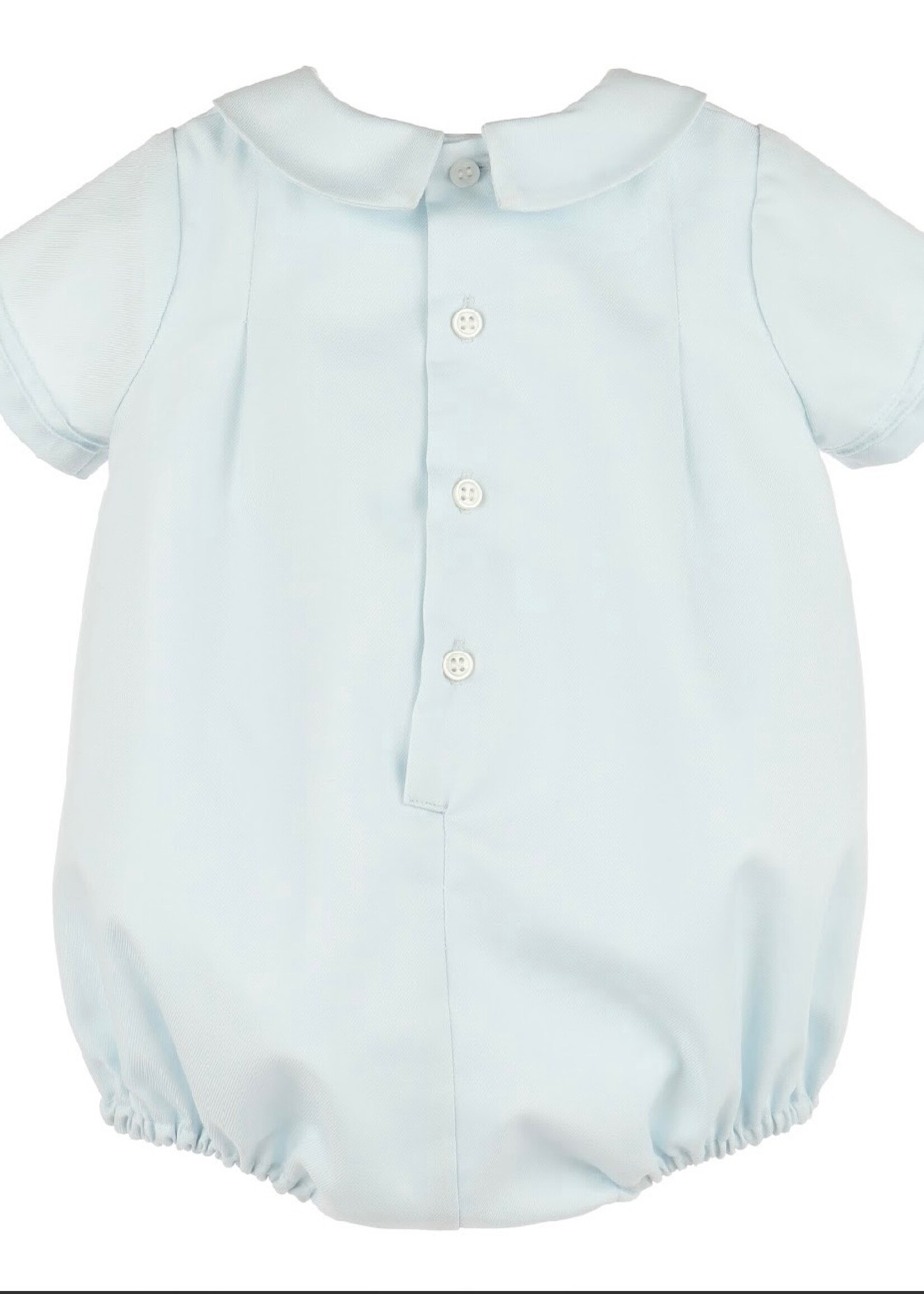 BLUE PINTUCKS BOY BUBBLE