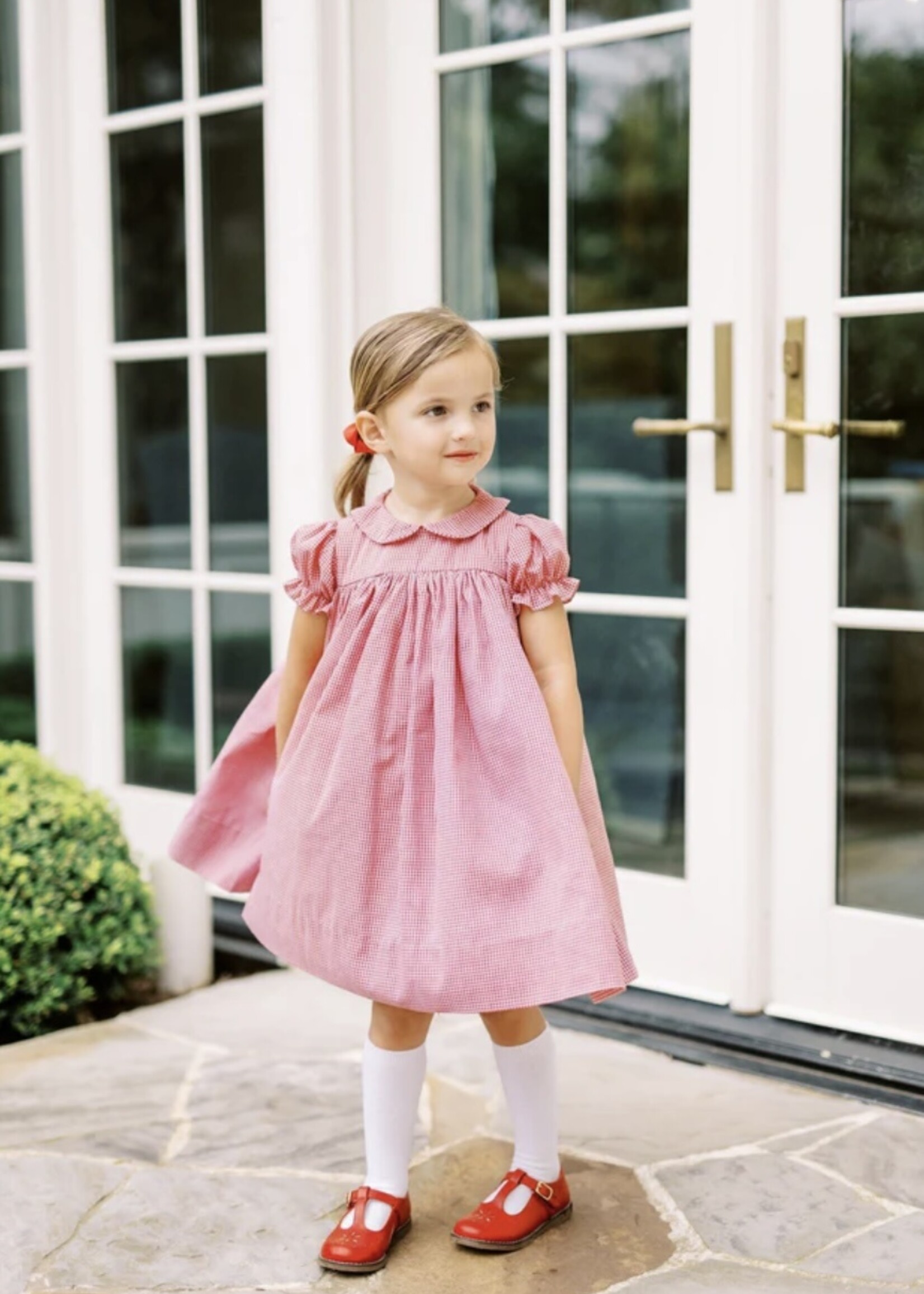 CRISPIN APPLE SCALLOP DRESS