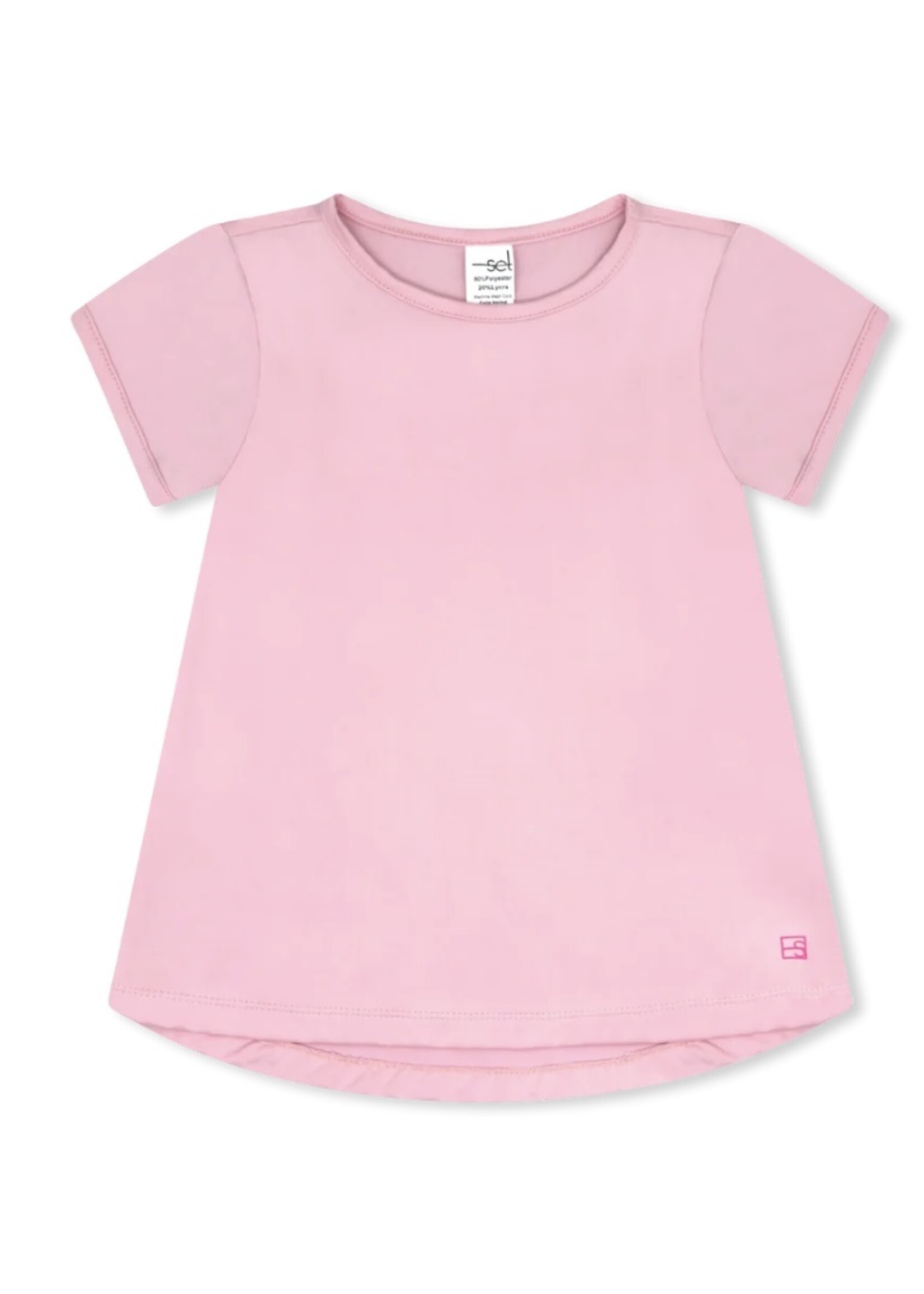 COTTON CANDY PINK BRIDGET BASIC T