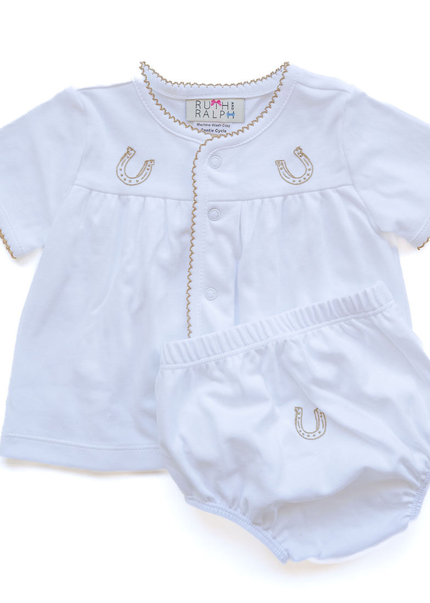 HORSE SHOE DIAPER SET