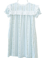 WINTER LILY RUFFLE DRESS