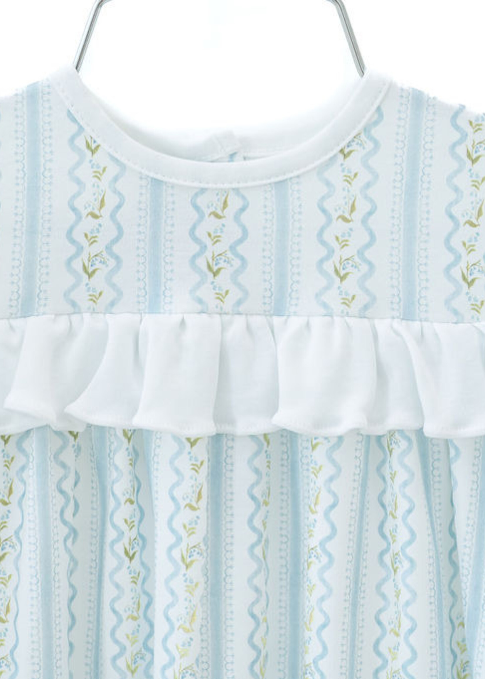 WINTER LILY RUFFLE DRESS