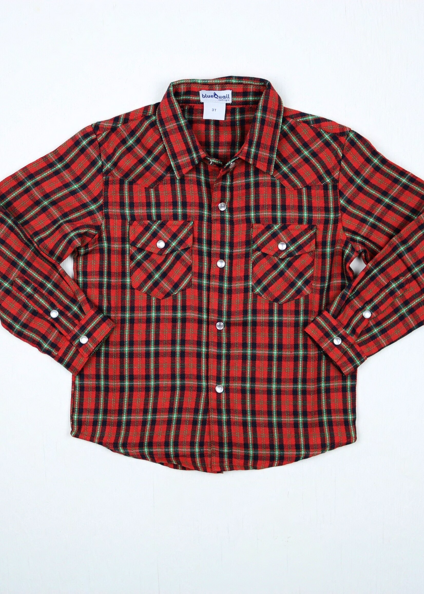 HOLIDAY PLAID FLANNEL L/S  SHIRT
