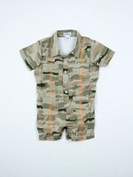 CLASSIC CAMO GUAYABERA ROMPER