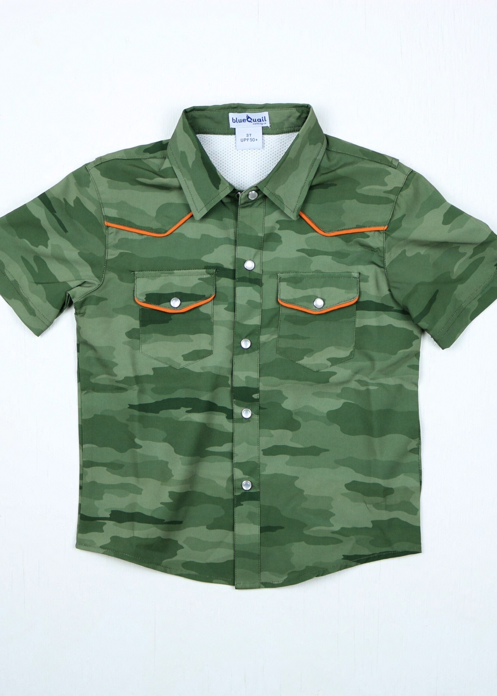 CLASSIC CAMO GREEN SHORT SLEEVE SHIRT