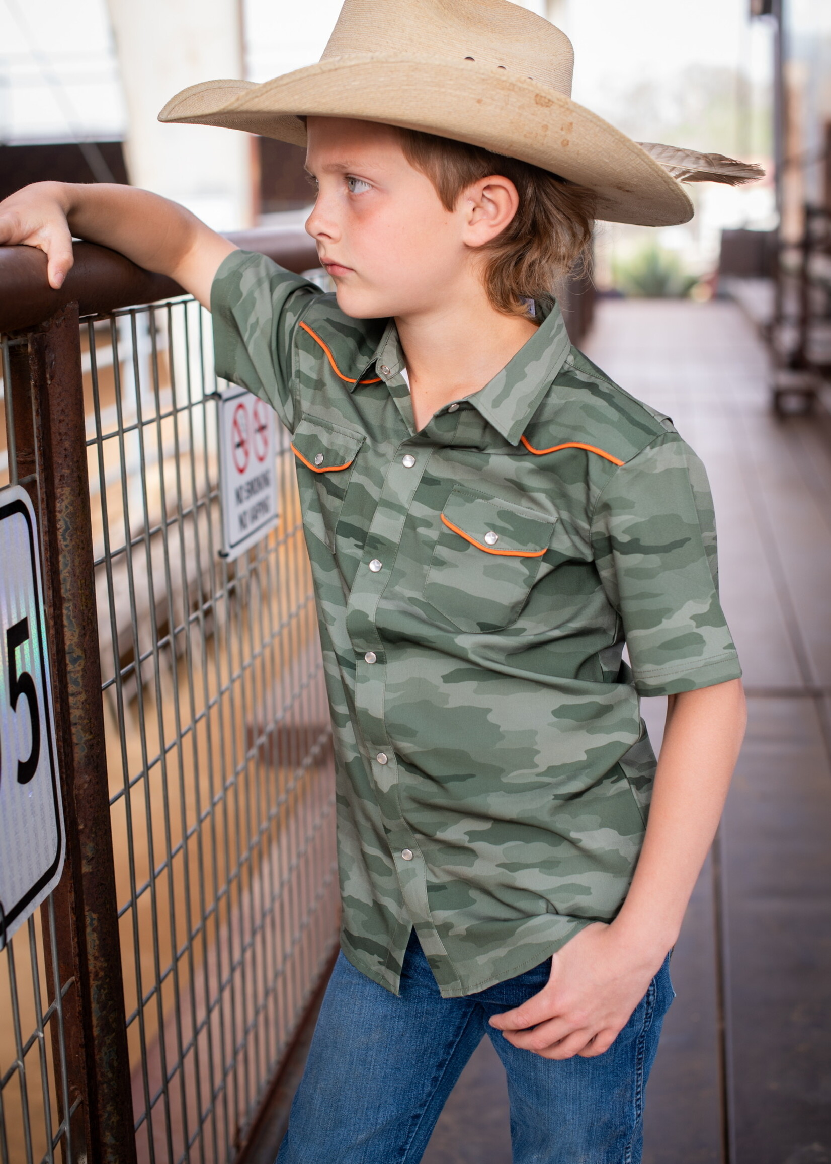CLASSIC CAMO GREEN SHORT SLEEVE SHIRT