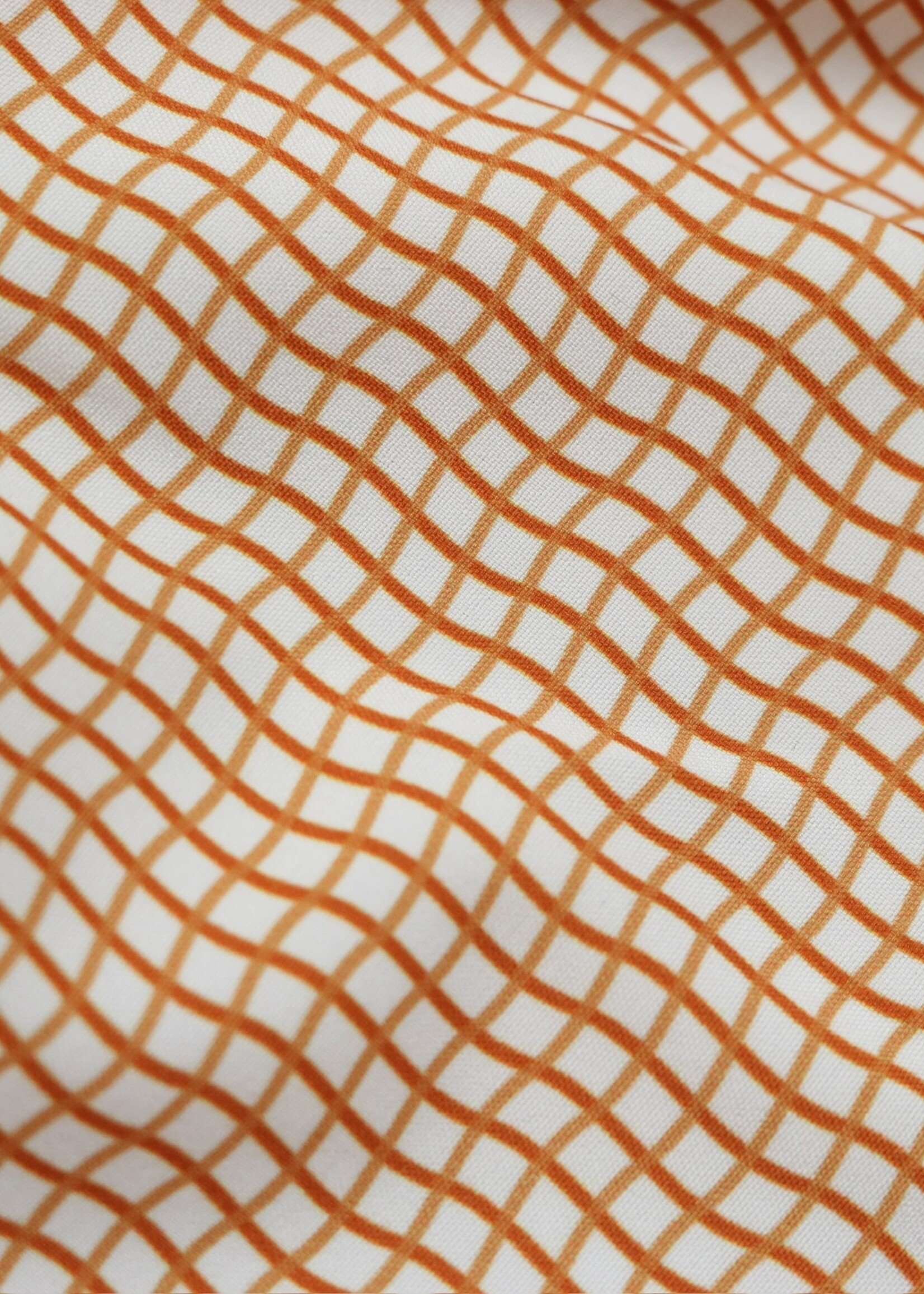 BURNT ORANGE GUAYABERA SHIRT