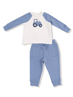 MINI TRACTORS RAGLAN SWEATSHIRT & JOGGER