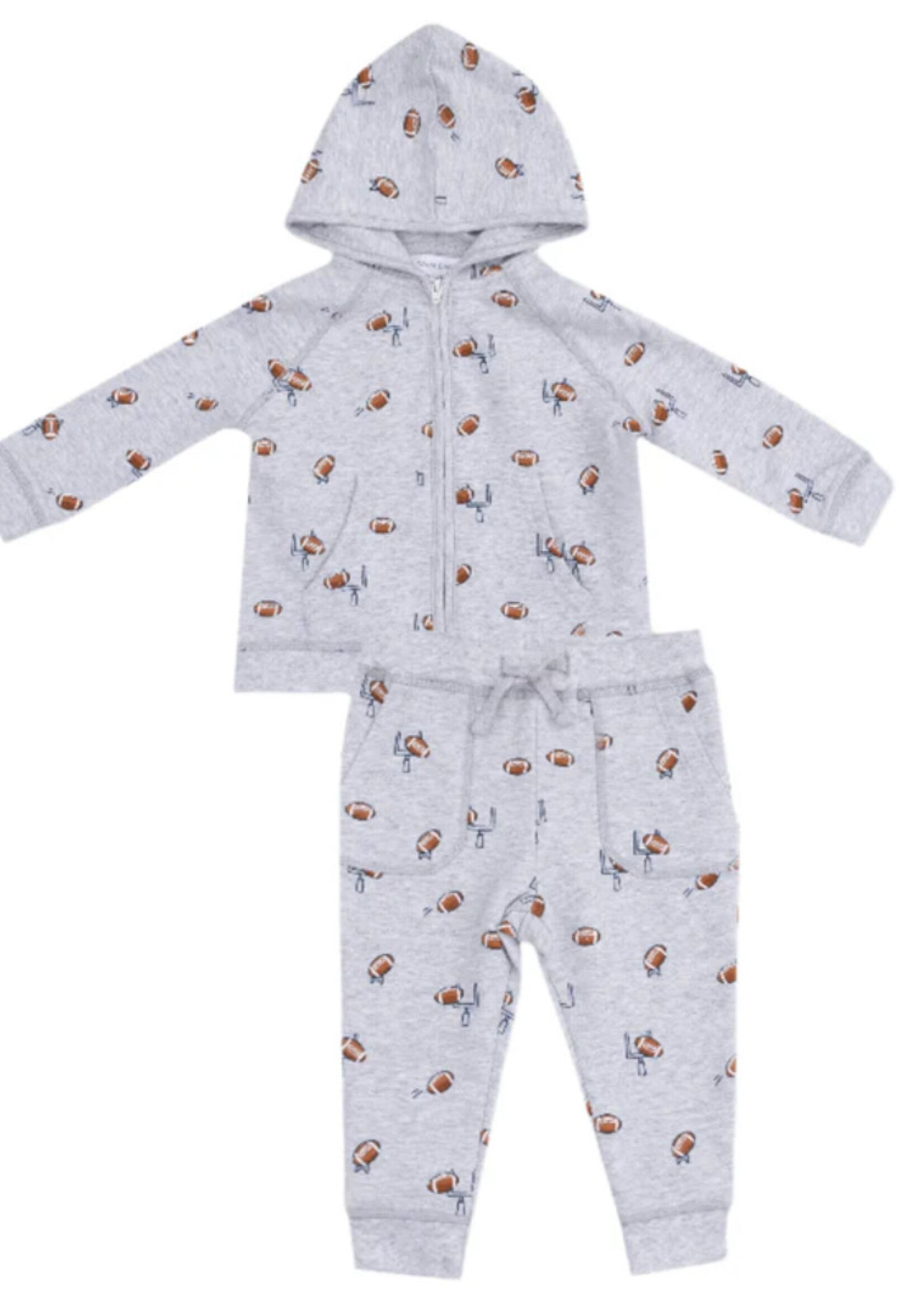 FOOTBALL FIELD GOAL HOODIE AND JOGGER
