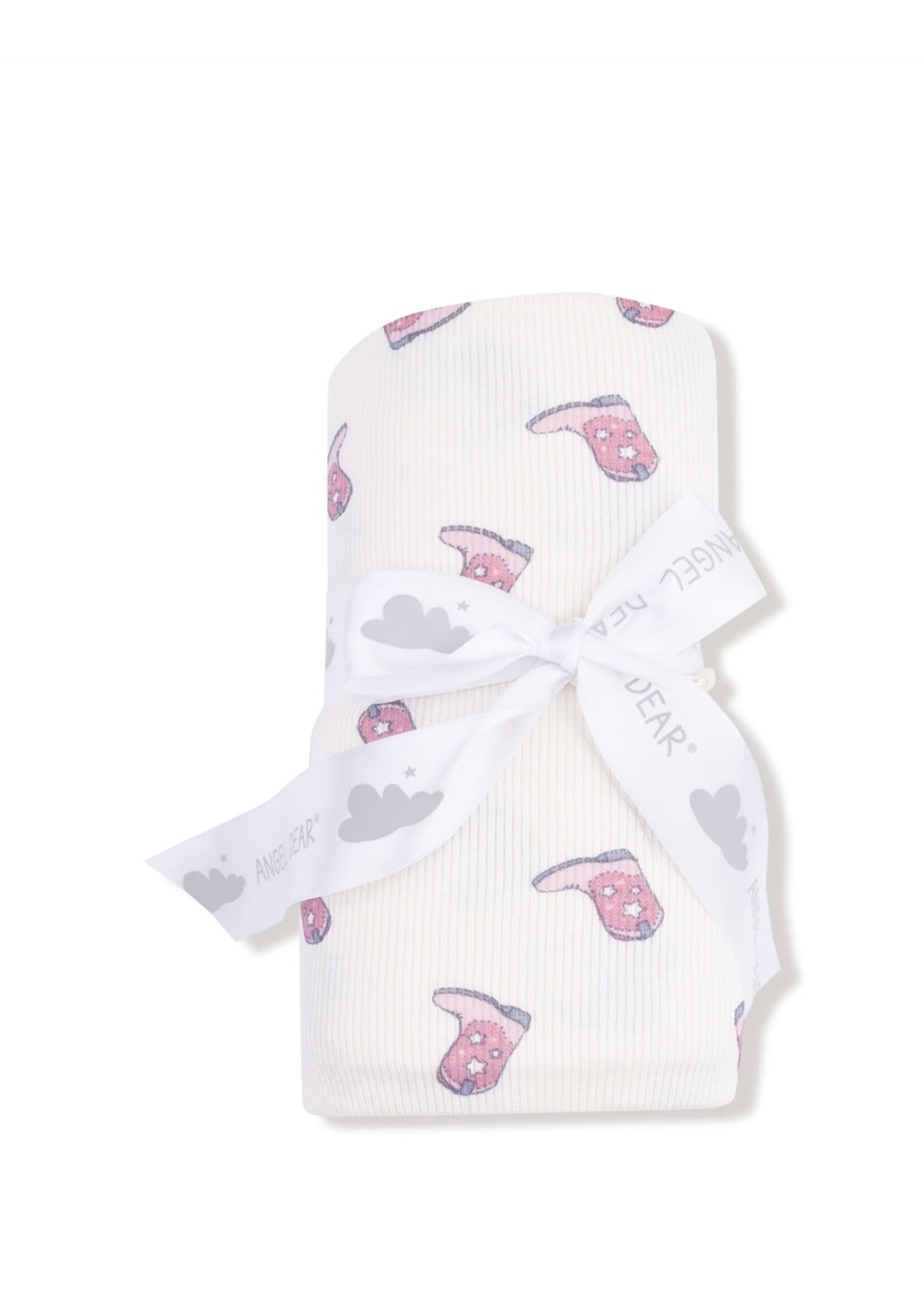 PETITE COWGIRL BOOTS SWADDLE BLANKET