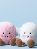 AMUSEABLES TOASTIE PINK AND WHITE MARSHMALLOWS