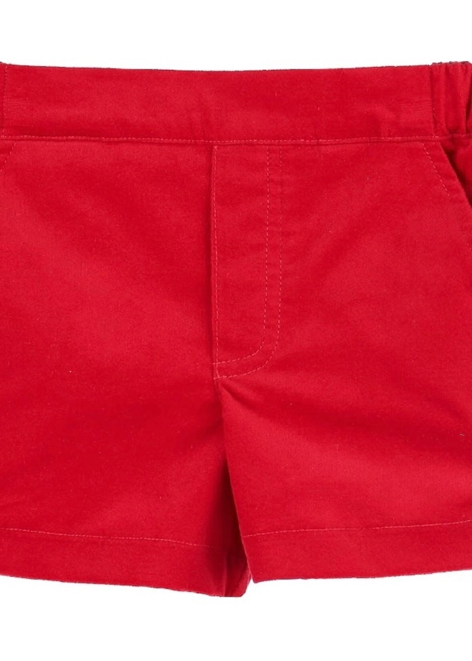 RED HOLLY JOLLY VELVET BOY SET