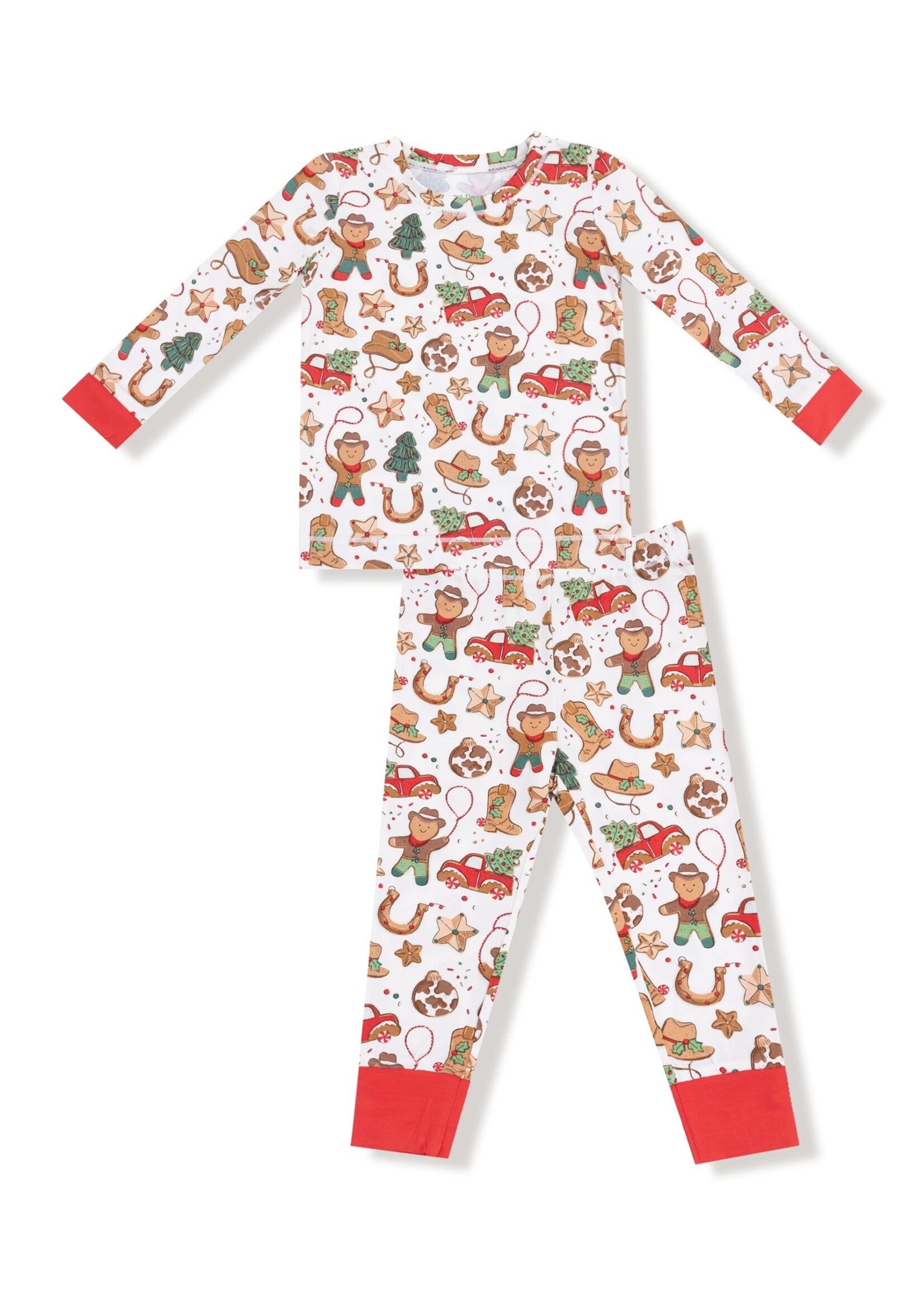 COWBOY CHRISTMAS LS LOUNGEWEAR SET
