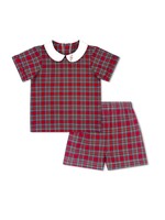 WOODSTOCK PLAID WITH NUTCRACKER  SIBLEY SHORT SET