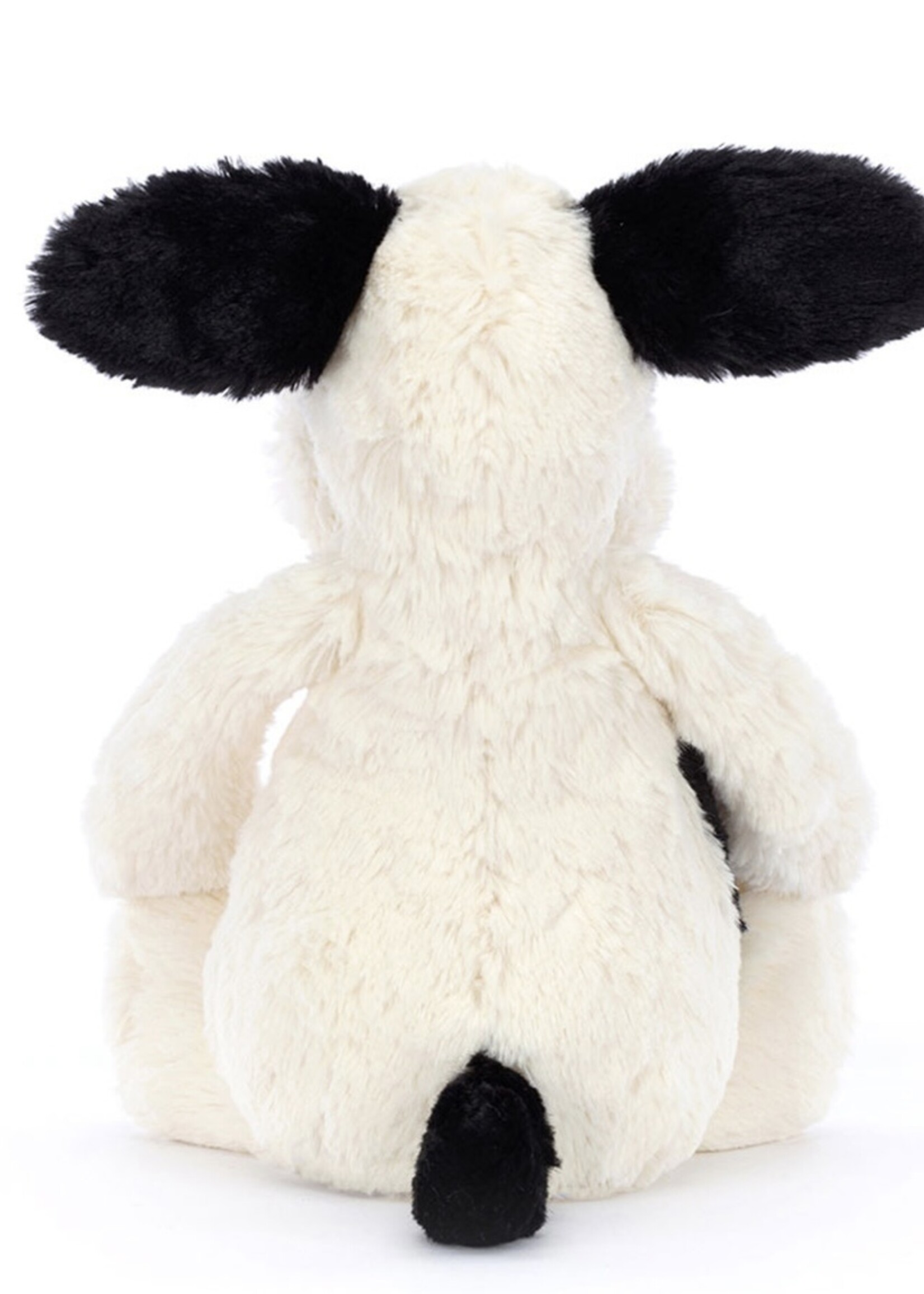 BASHFUL BLACK AND CREAM PUPPY MEDIUM