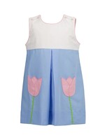 MAUDE BLUE FLOWER DRESS